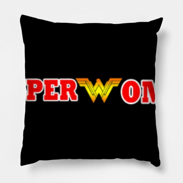 Super Woman Pillow by graficklisensick666