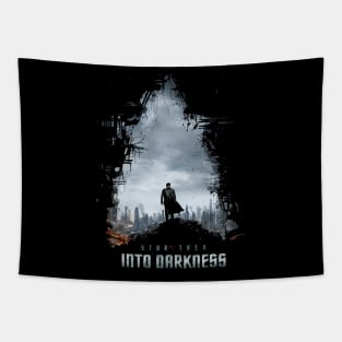 In To The Darkness Movie Illustration Tapestry