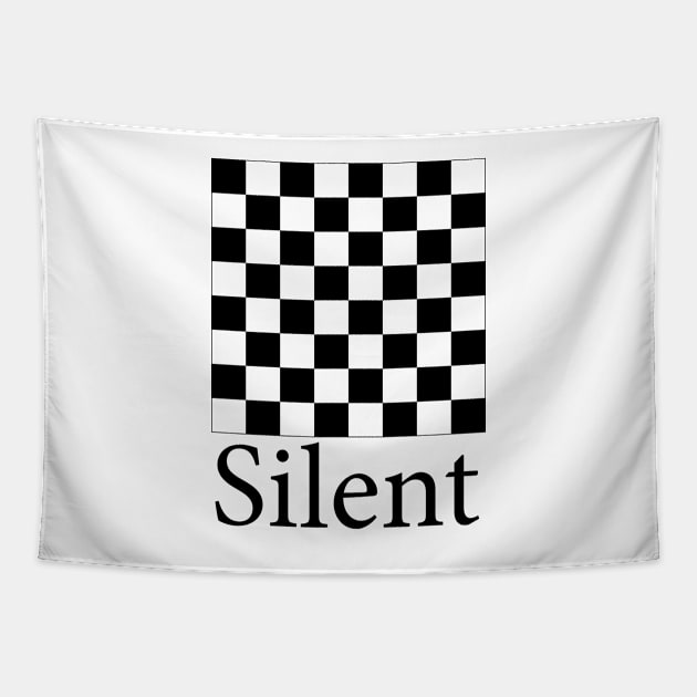 Simple Design "Silent" Tapestry by ZUNAIRA