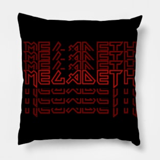 IRON TEXT HEAVY METAL (MEGADETH) Pillow