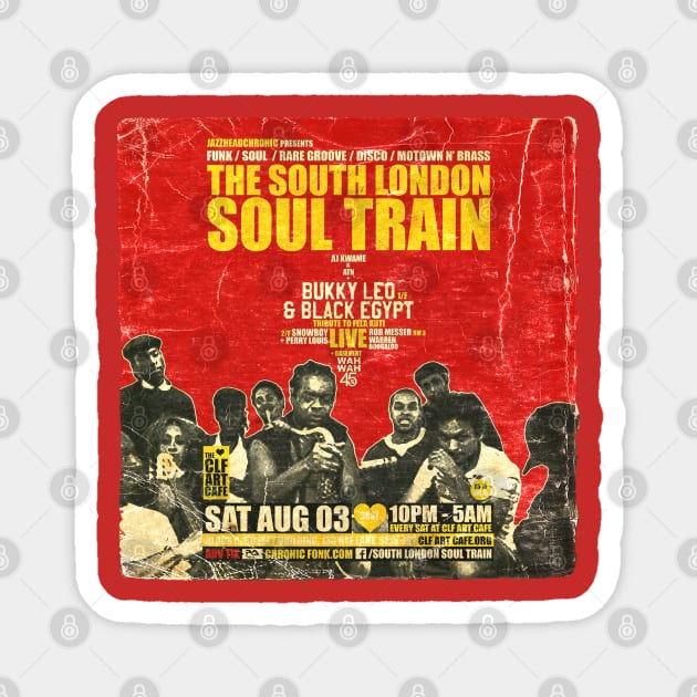 POSTER TOUR - SOUL TRAIN THE SOUTH LONDON 87 Magnet by Promags99