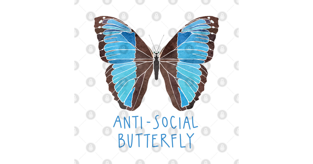 Download Anti-Social Butterfly - Anti Social Butterfly - T-Shirt ...