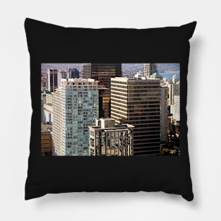 Glittering Skyscrapers, Vancouver Pillow