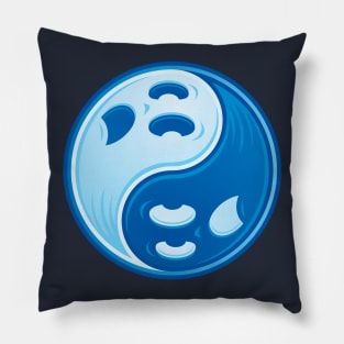 Ghost Yin Yang Pillow