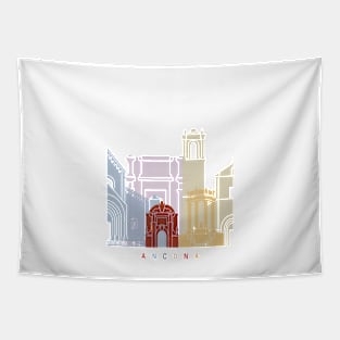 Ancona skyline poster Tapestry