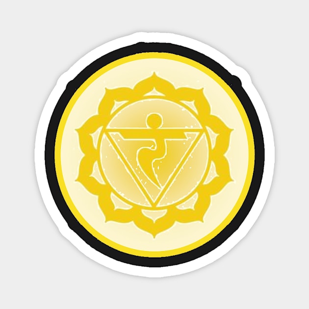 Willpower and confidence are mine Solar-Plexus Chakra- Light Green Magnet by EarthSoul