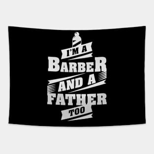 BARBER AND FATHER Tapestry