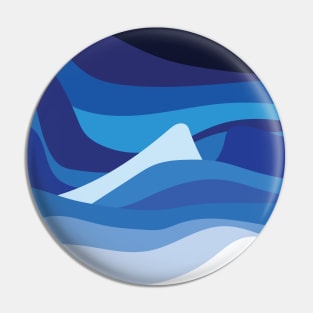 Blue Wave Pin
