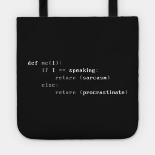 Hard Coded [Python] Tote