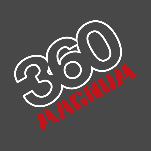 360 Magnum - Badge Design (White) by jepegdesign