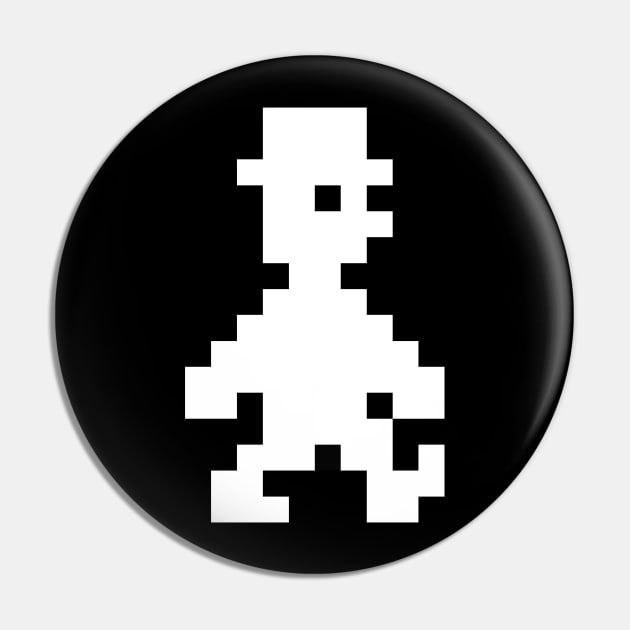 Jet Set Willy Pixel Art Pin by Stupiditee