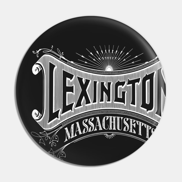 Vintage Lexington, MA Pin by DonDota