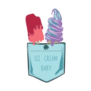 Ice Cream Pocket T-Shirt