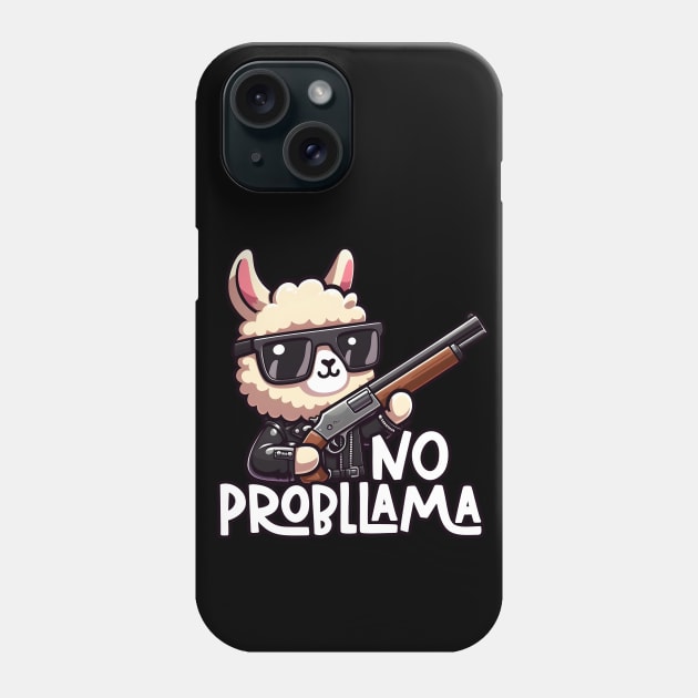 No Probllama - Llama-nator Phone Case by SergioCoelho_Arts