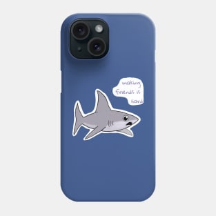 Shy Shark Phone Case