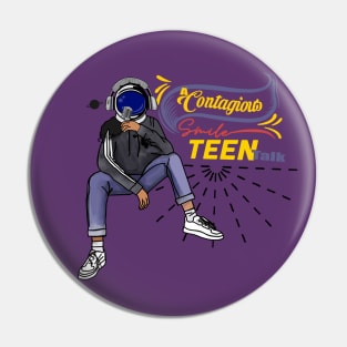 A Contagious Smile's Teen Talk Podcast Pin