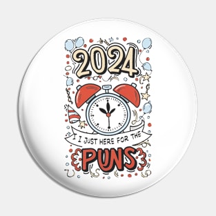 2024, Am just here for the puns Pin