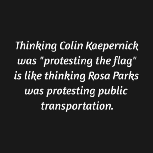 colin kaepernick rosa parks shirt
