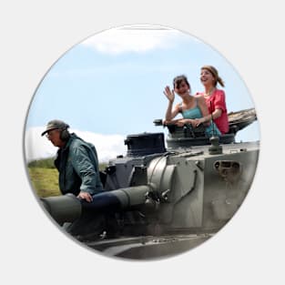 Tank Ride, Weybourne, Norfolk Pin