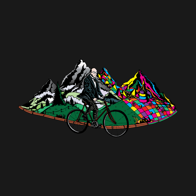 Bicycle Day 1943 | Colorful Psychedelic Art by Trippinink