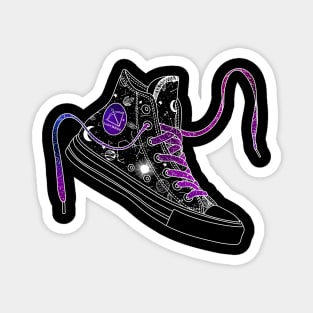 Sagittarius high tops - Space laces Magnet