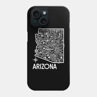 Arizona Map Phone Case