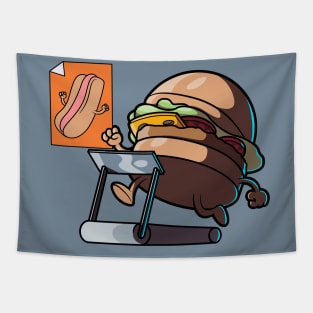 Run Burger Run Tapestry