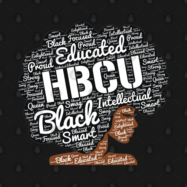 HBCU Natural Hair Afro by blackartmattersshop