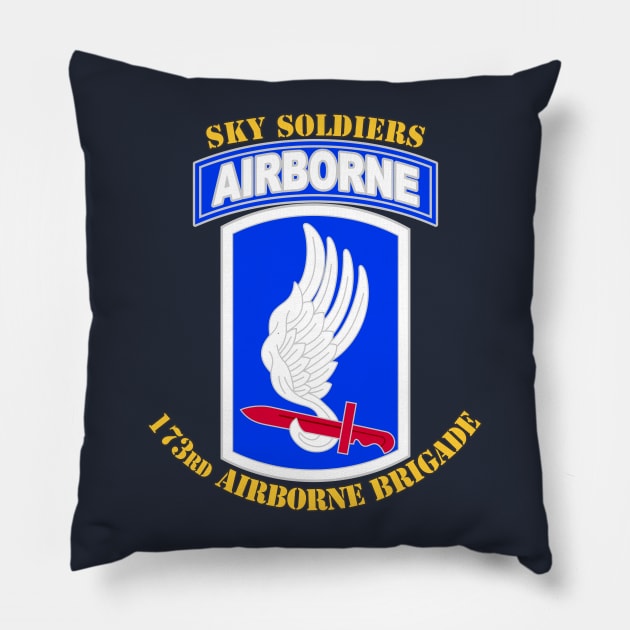173rd Airborne Brigade Pillow by MBK