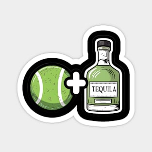 Tennis and Tequila Magnet