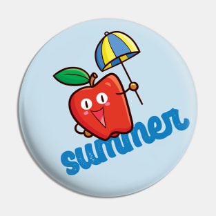 Summer Apple Pin