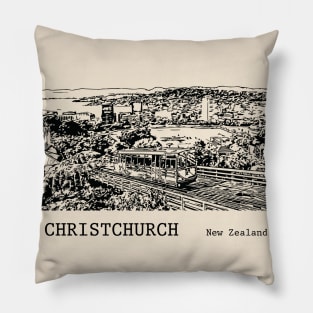 Christchurch New Zealand Pillow