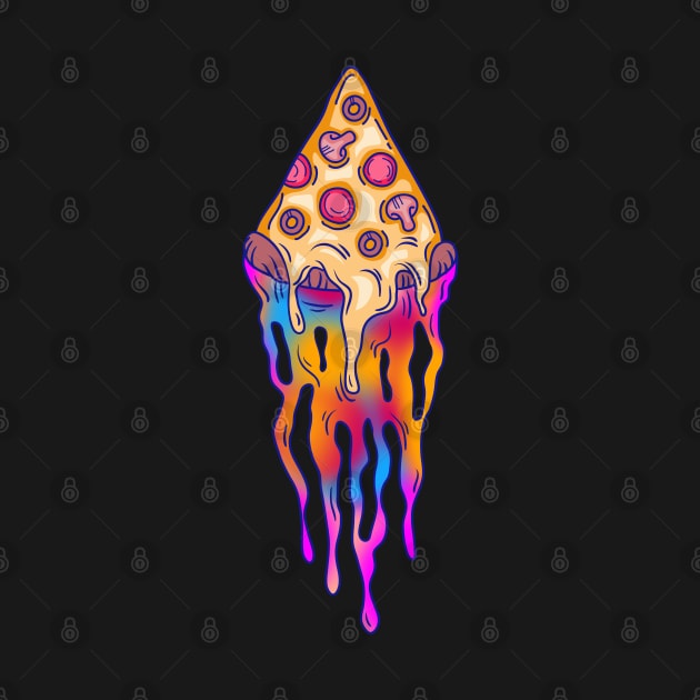 The Melting pizza rainbow by daizzy