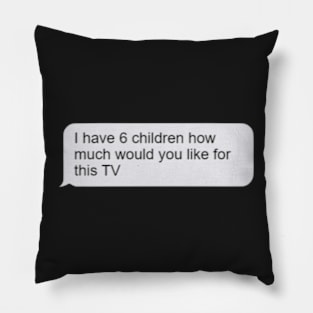 Greedy Karen Messange Reddit Meme Pillow