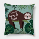 Burton & Burton Pillow Sloth Don't Hurry Be Burton & Burton Pillow Sloth Don't Hurry Be