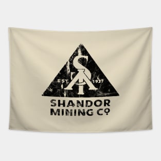 Shandor Mining Co. (Black) Tapestry