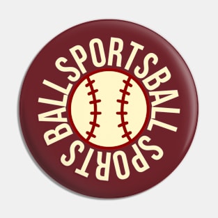 Go Sports ball! Pin