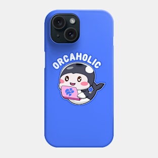 Cute Orca With Laptop Phone Case