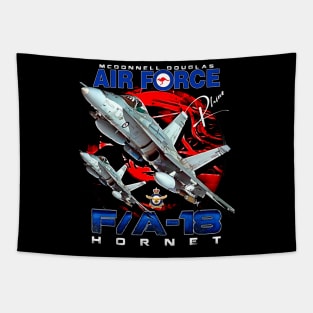 RAAF Australian Air Force FA18 Hornet Fighterjet Tapestry