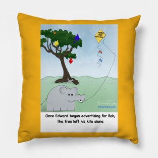 Enormously Funny Cartoons Flying High Pillow