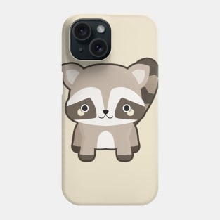 Kawaii Raccoon Phone Case