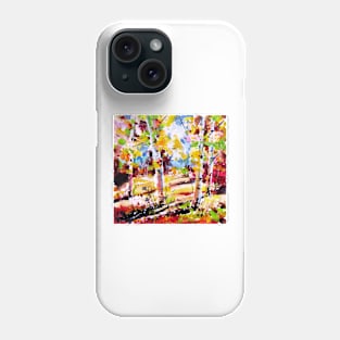 Autumn trees Phone Case