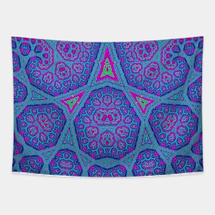 Mystic Mandala Matrix Tapestry