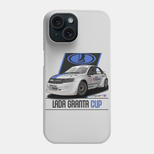 Lada Granta Cup Gruzdev Phone Case by PjesusArt