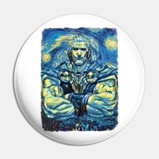 Mighty THOR Van Gogh Style Pin