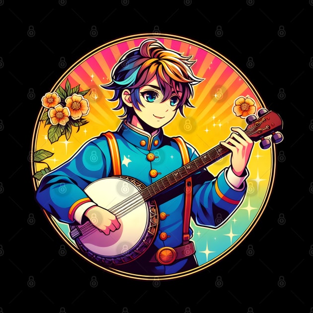 Banjo Anime boy by Japanese Fever