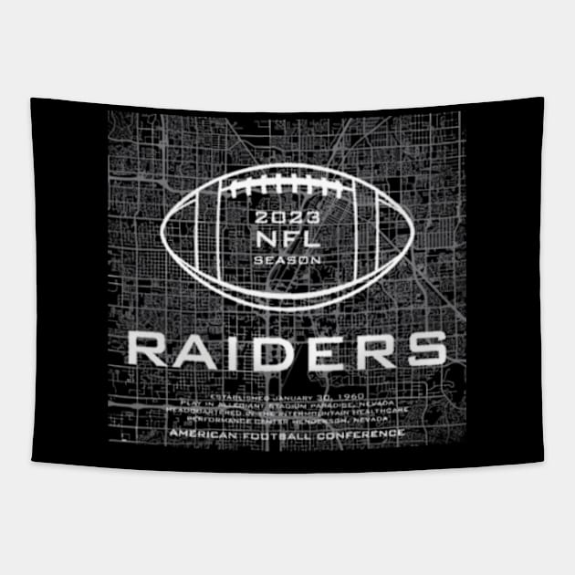 Raiders 2023 Tapestry by caravalo