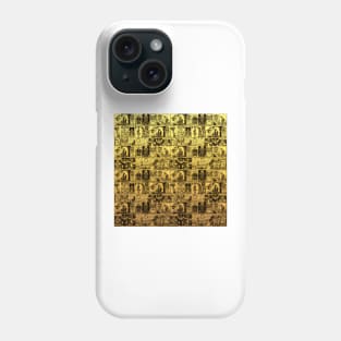 Gold and Black Tarot - A Major Arcana Print Phone Case