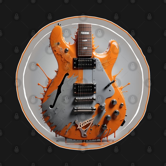 Abstract SG Guitar by Wilcox PhotoArt