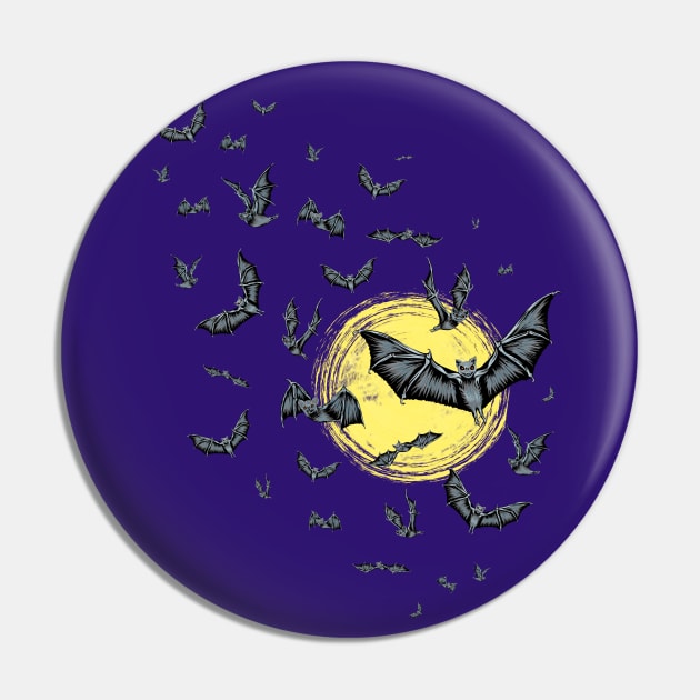 Bat Swarm Pin by CarolinaMatthes